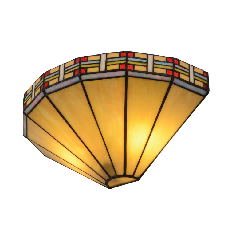Ravishing Beige and Black 2-Light Bronze Sconce with Dimmable Candelabra Base