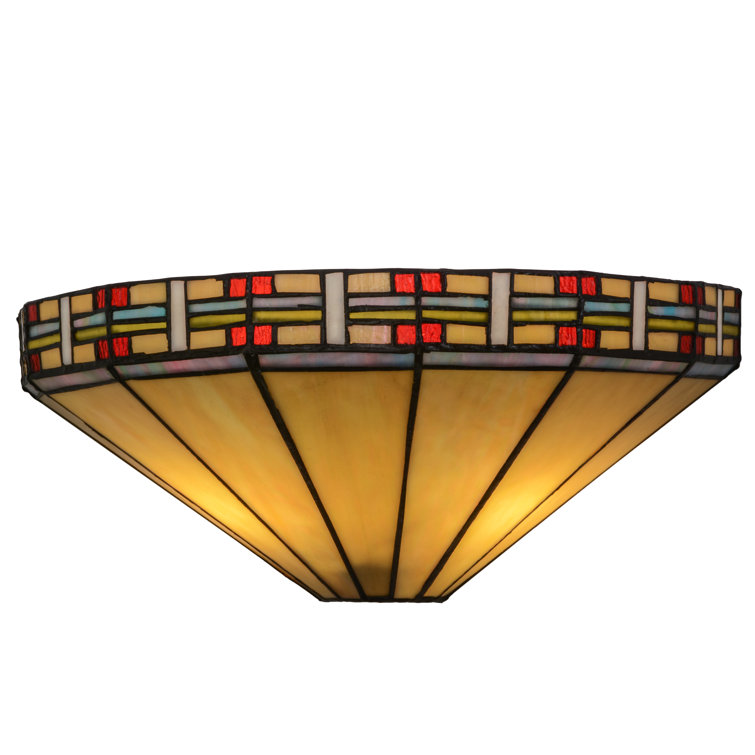 Ravishing Beige and Black 2-Light Bronze Sconce with Dimmable Candelabra Base