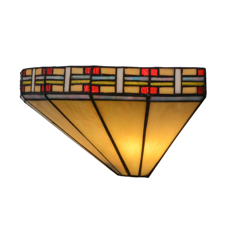 Ravishing Beige and Black 2-Light Bronze Sconce with Dimmable Candelabra Base