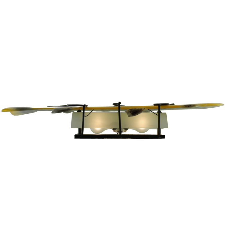 Meyda Metro Fusion 30" Black Energy Star Wall Sconce