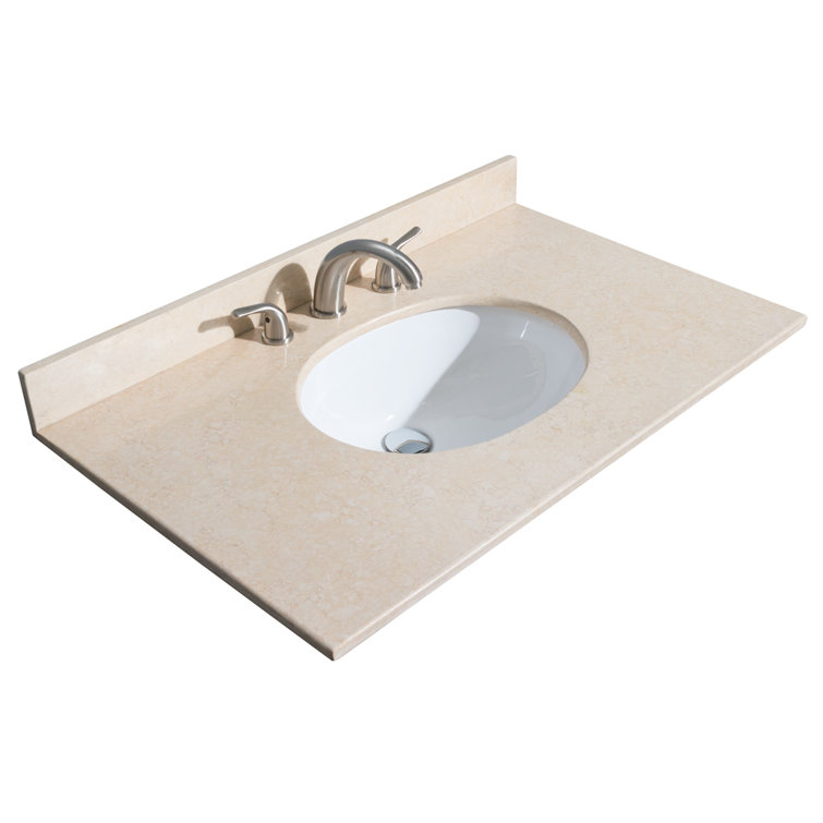 Sheffield Espresso 36'' Freestanding Single Bathroom Vanity with Stone Top