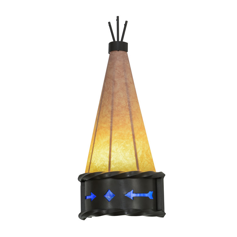 Bronze 18" Direct Wired Electric Wall Sconce