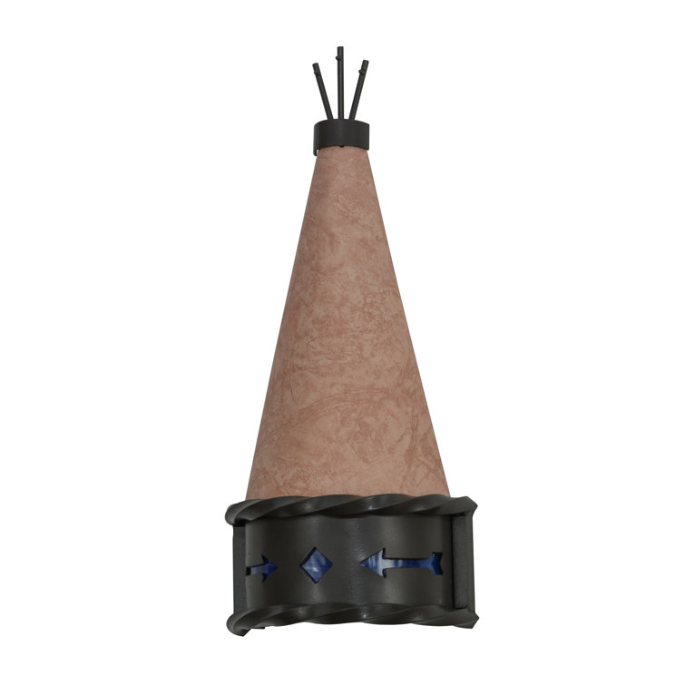 Bronze 18" Direct Wired Electric Wall Sconce