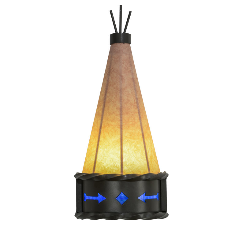 Bronze 18" Direct Wired Electric Wall Sconce
