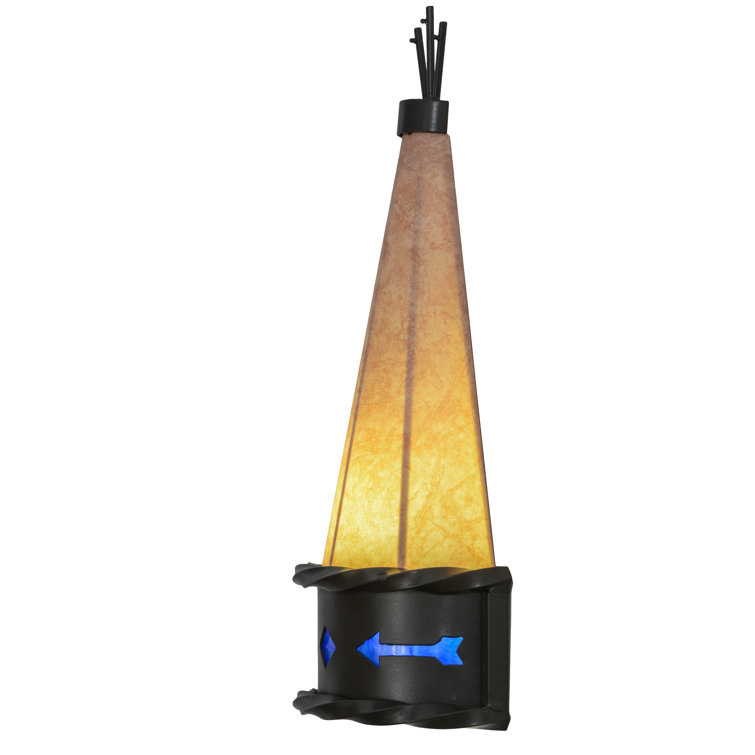 Bronze 18" Direct Wired Electric Wall Sconce