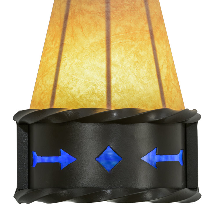 Bronze 18" Direct Wired Electric Wall Sconce