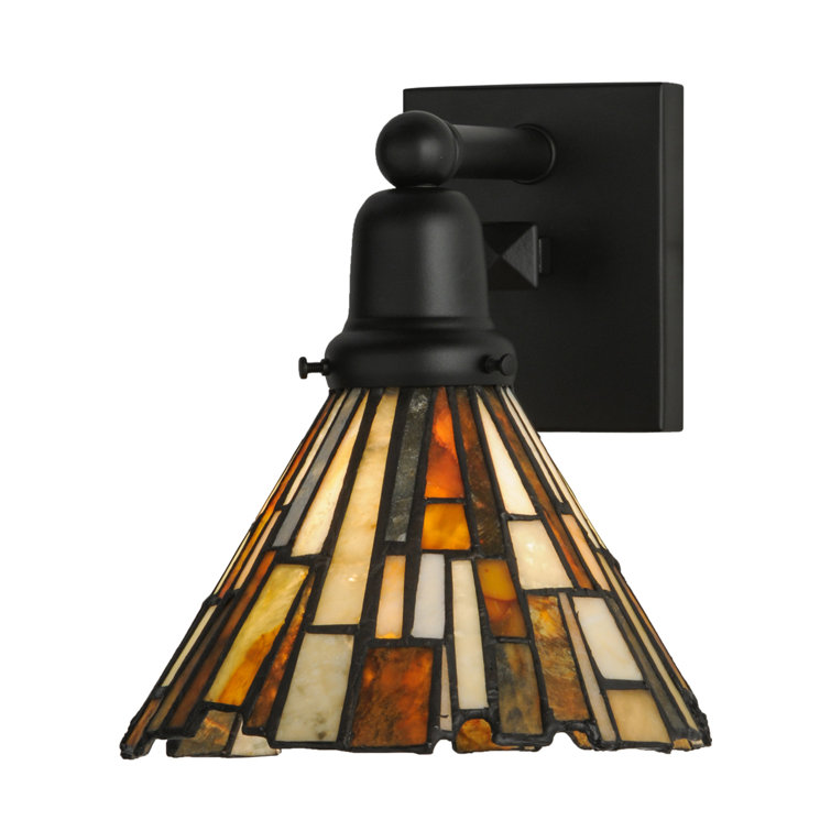 Solar-Powered Copper 1-Light Artisan Crafted Sconce