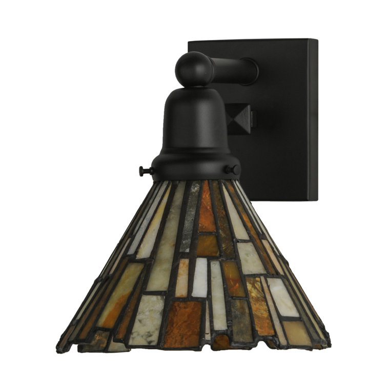 Solar-Powered Copper 1-Light Artisan Crafted Sconce