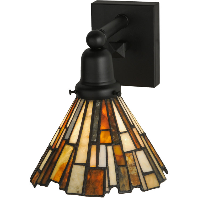 Solar-Powered Copper 1-Light Artisan Crafted Sconce