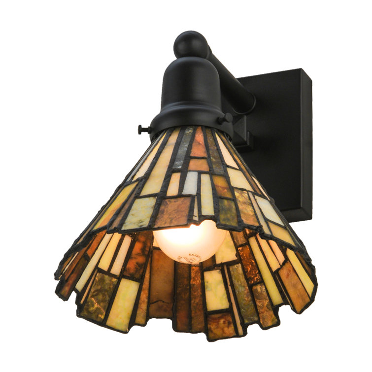 Solar-Powered Copper 1-Light Artisan Crafted Sconce