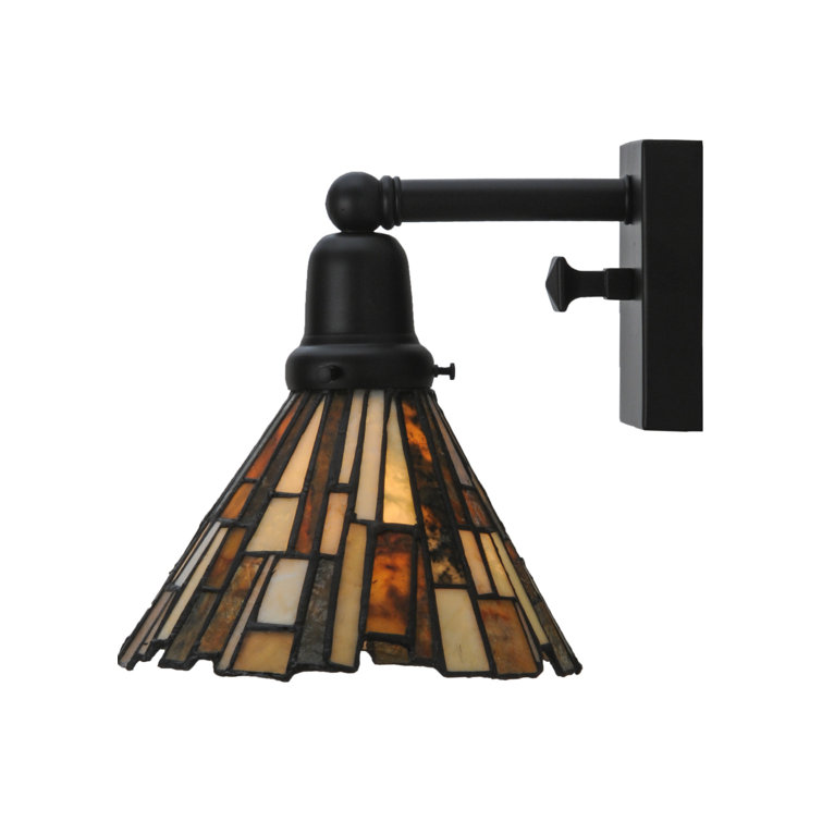 Solar-Powered Copper 1-Light Artisan Crafted Sconce