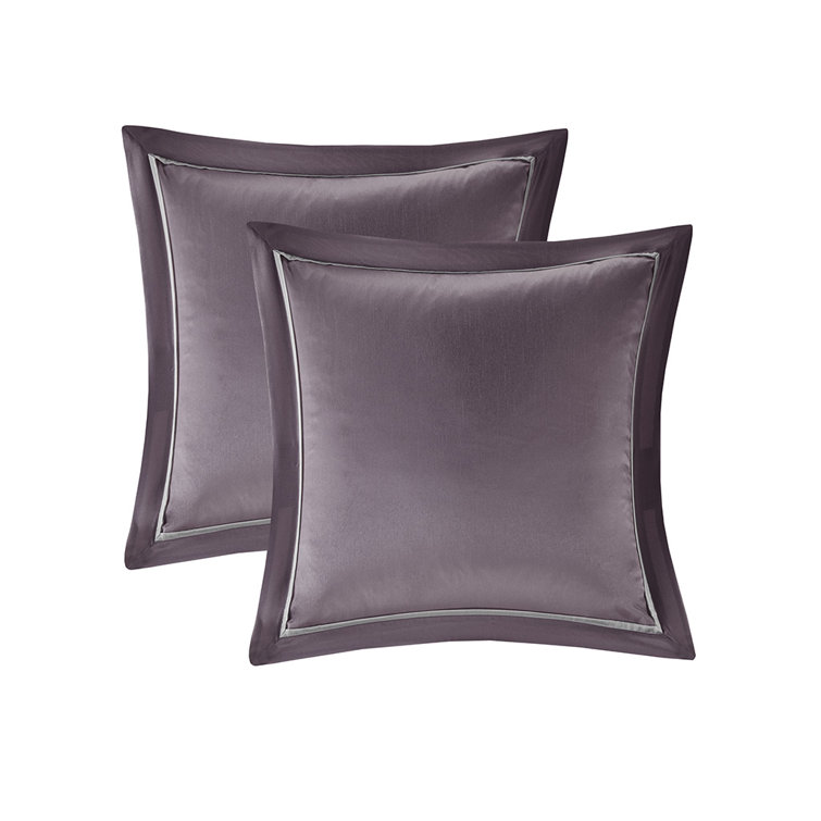 Joella 24-Piece Plum Microfiber Queen Bedding Set