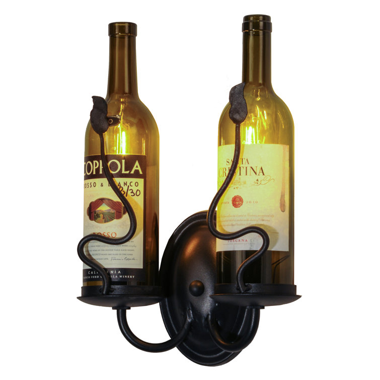 Black Direct Wired Electric 1-Light Sconce