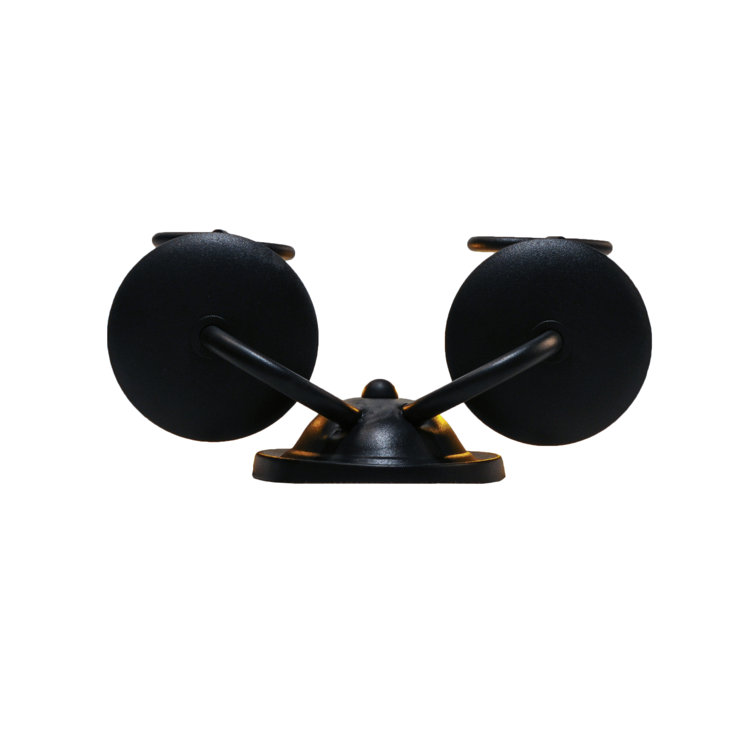 Black Direct Wired Electric 1-Light Sconce