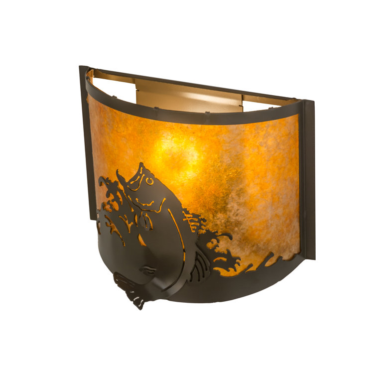 Timeless Bronze 12" Direct Wired Electric Sconce