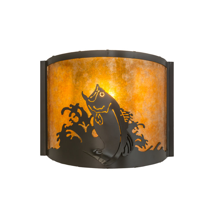 Timeless Bronze 12" Direct Wired Electric Sconce