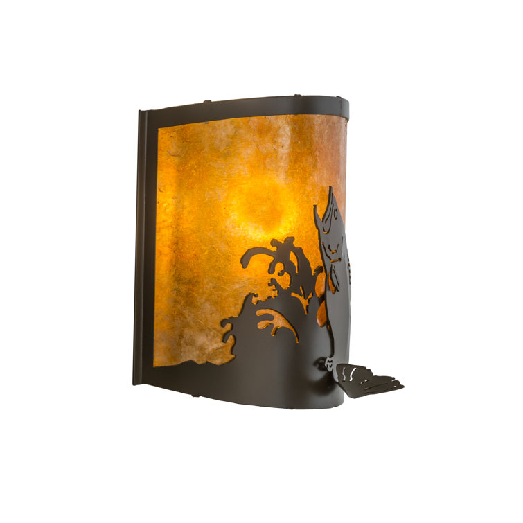 Timeless Bronze 12" Direct Wired Electric Sconce