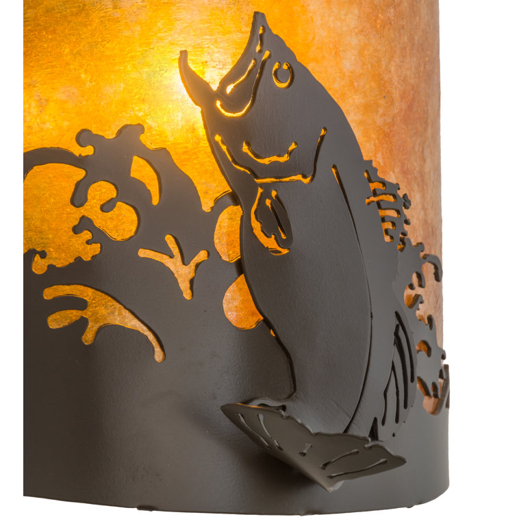 Timeless Bronze 12" Direct Wired Electric Sconce