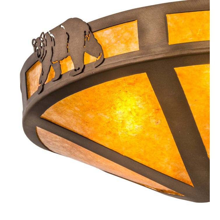 Bronze 16" Dimmable Direct Wired Sconce