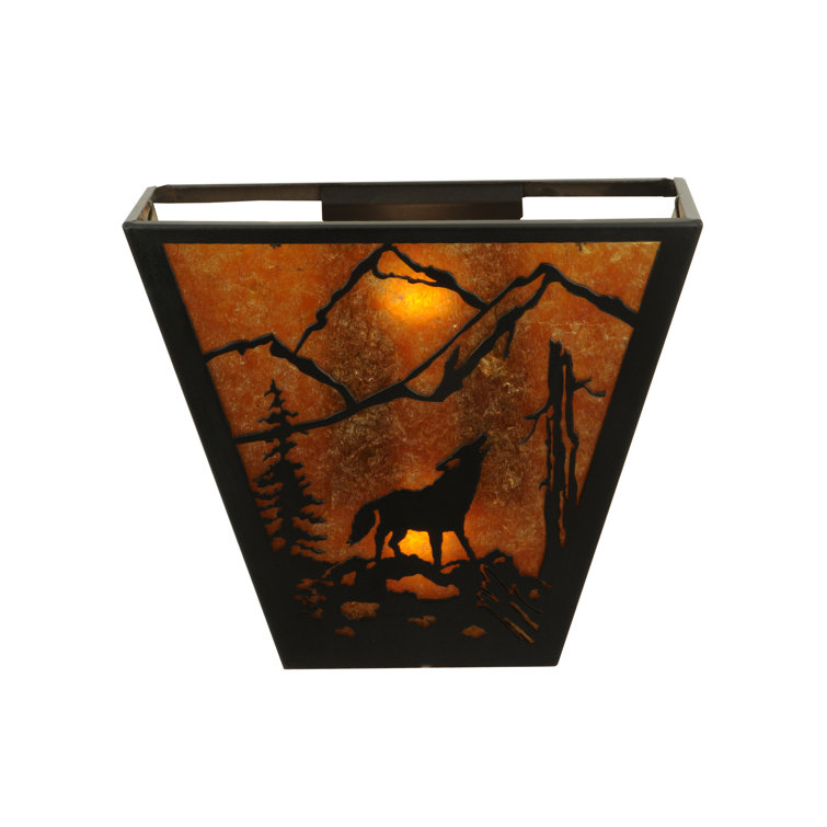 Black Dimmable 2-Light Energy Star Sconce