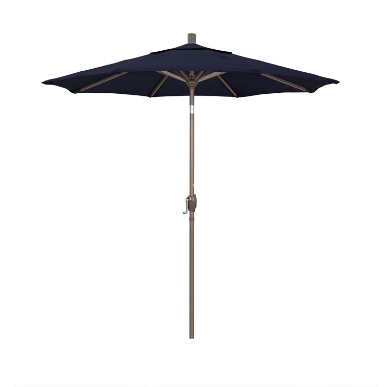 Navy Blue Pacifica Octagonal Outdoor Umbrella with Metal Pole