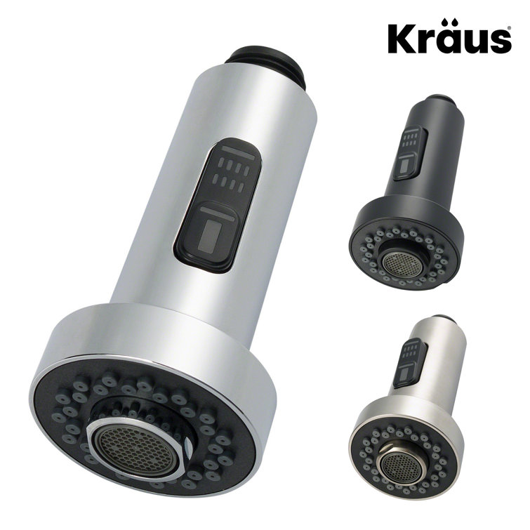 Chrome Dual Function Stainless Steel Kitchen Faucet Sprayer