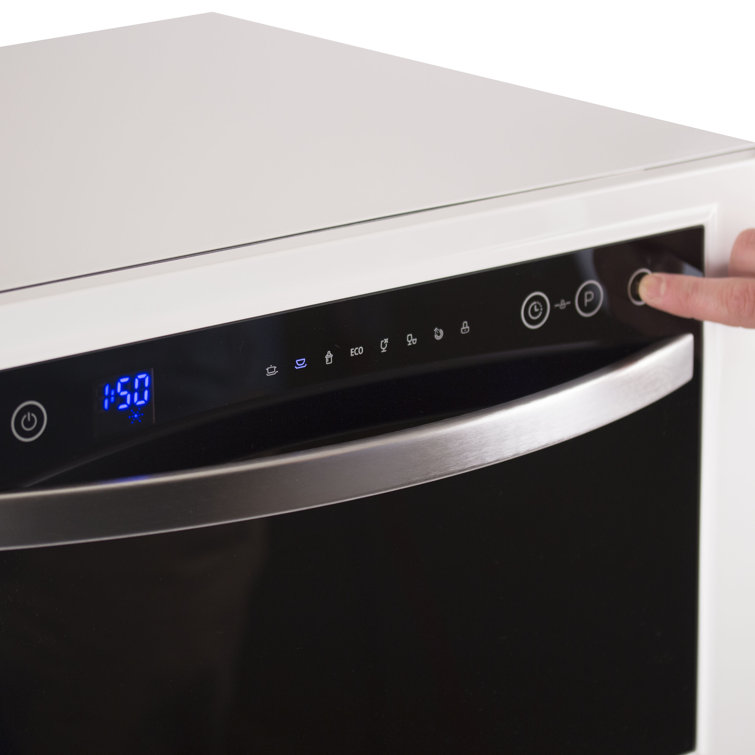 Compact White Stainless Steel Countertop Dishwasher for RV