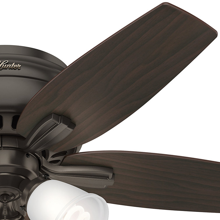 42" Premier Bronze Low Profile Ceiling Fan with LED Light Kit