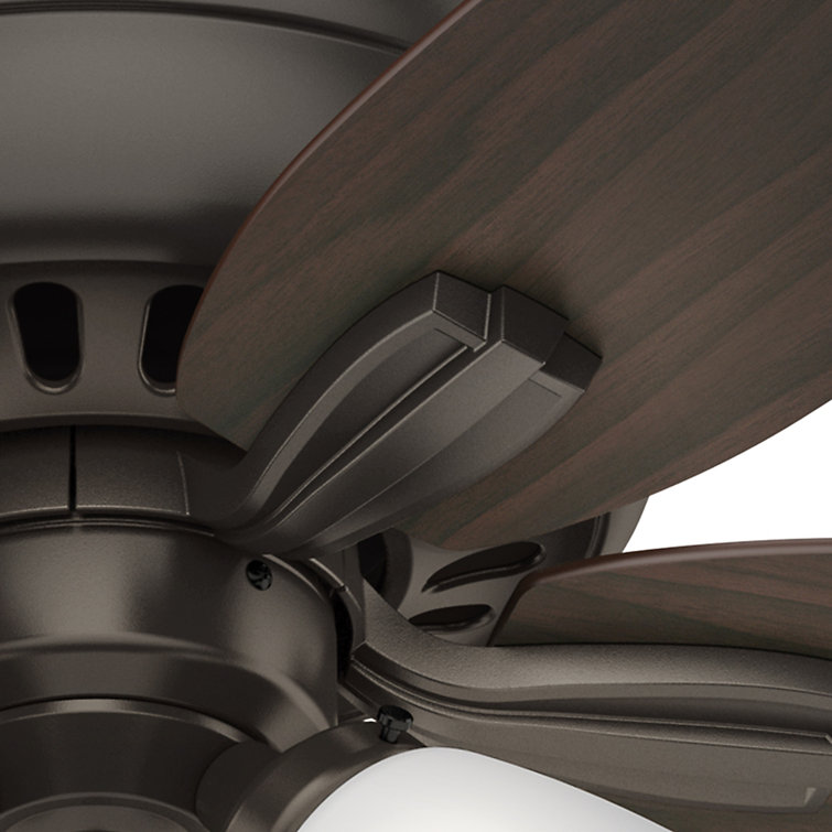 42" Premier Bronze Low Profile Ceiling Fan with LED Light Kit