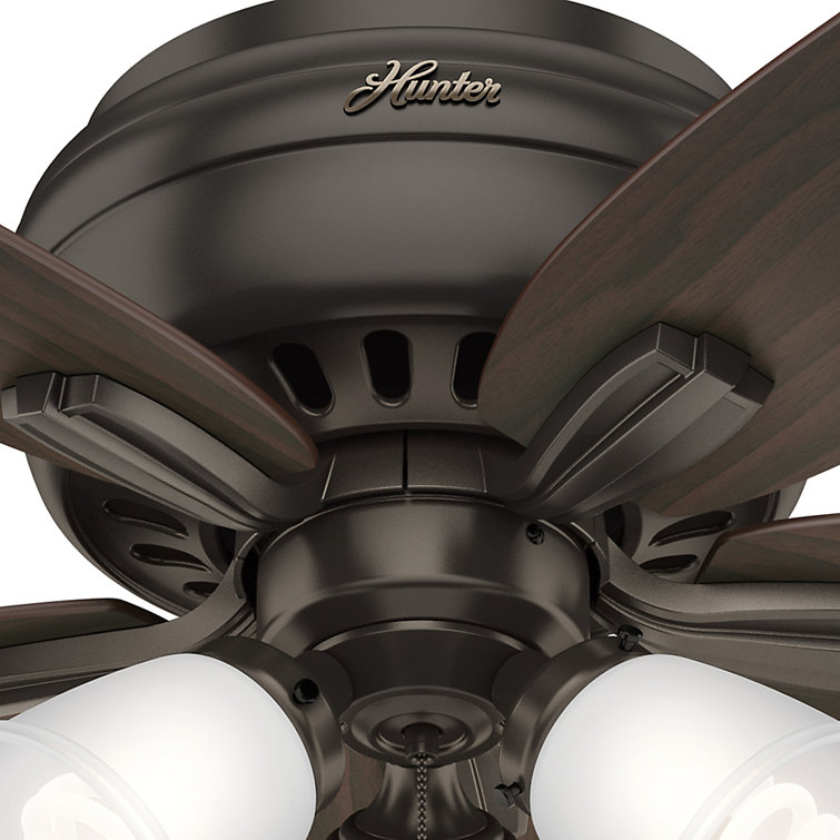 42" Premier Bronze Low Profile Ceiling Fan with LED Light Kit