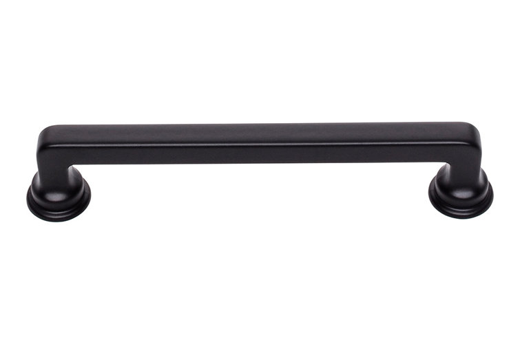 Matte Black Zinc Bar Pull Handle with Mounting Hardware
