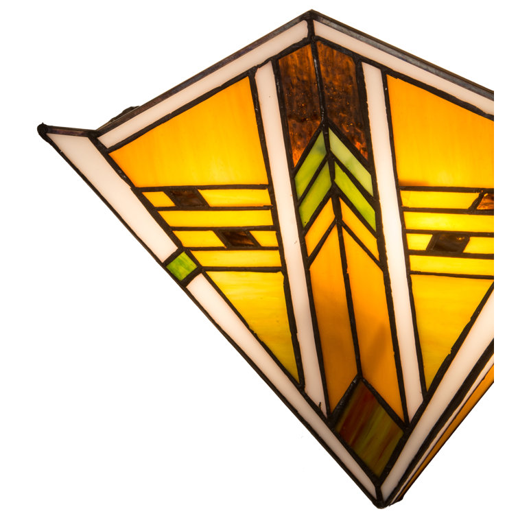 Abilene Traditional Bronze 1-Light Corner Wall Sconce