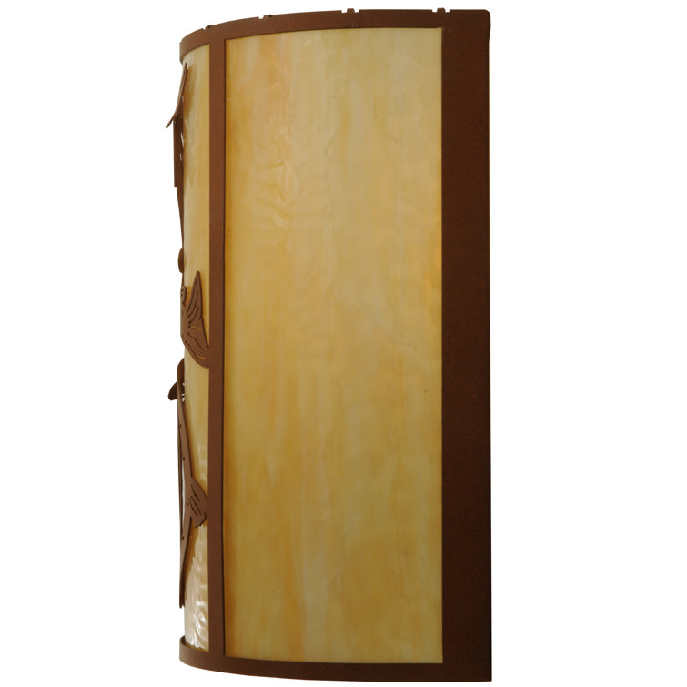 Black Dimmable Vanity Sconce with Energy Star 1-Light Feature