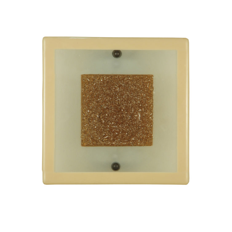 Bronze Direct Wired Electric 1-Light Wall Sconce