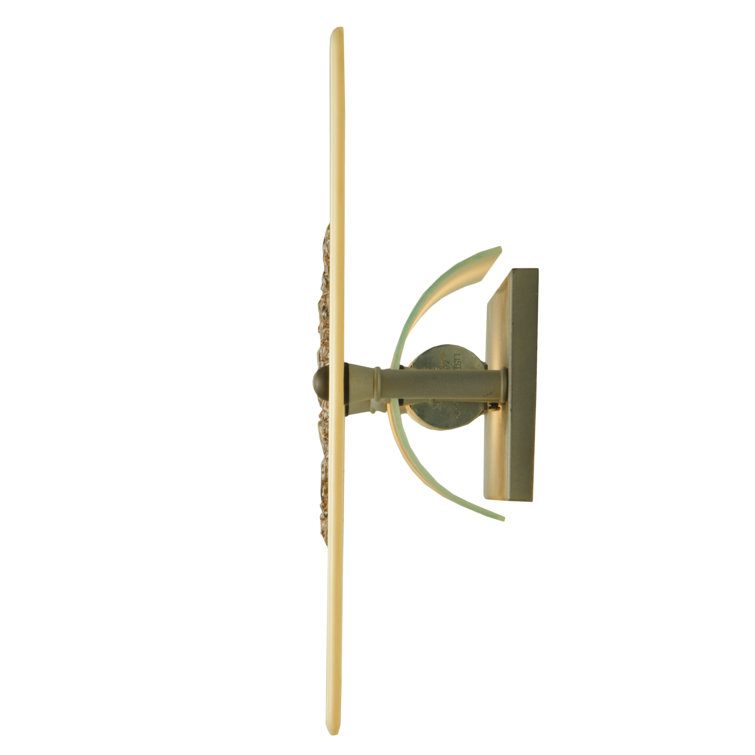 Bronze Direct Wired Electric 1-Light Wall Sconce