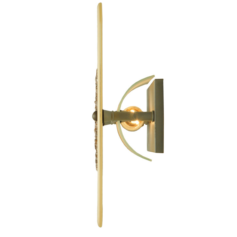 Bronze Direct Wired Electric 1-Light Wall Sconce