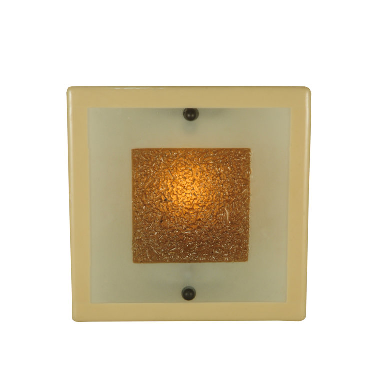 Bronze Direct Wired Electric 1-Light Wall Sconce