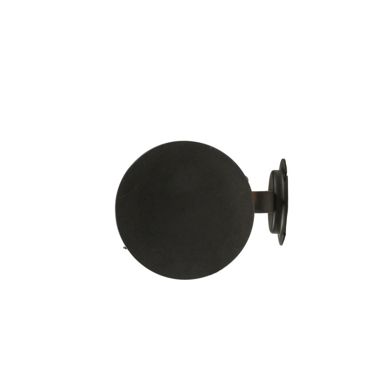 Westminster Black Solid Brass 1-Light Dimmable Lantern Wall Sconce