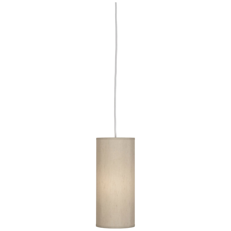 Elena Mini Painted White Glass Incandescent Pendant Light