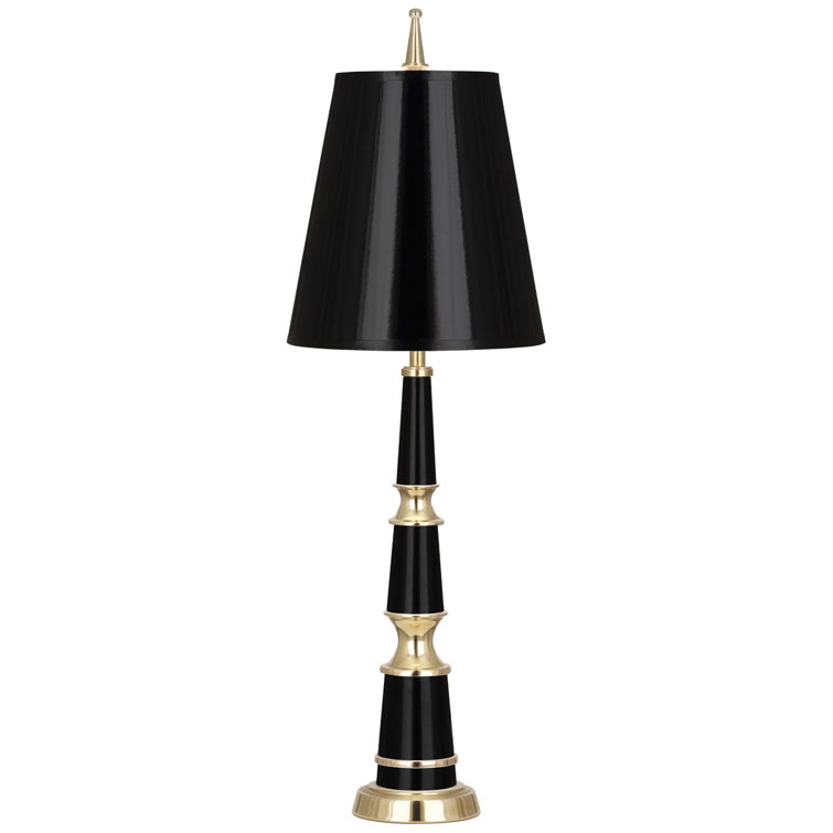 Versailles Black and Brass Buffet Lamp