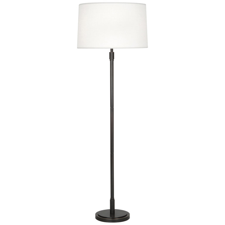 Elegant 61'' Deep Patina Bronze Adjustable Traditional Floor Lamp