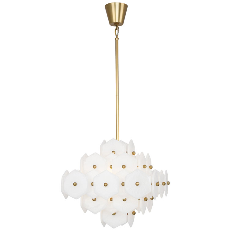 Modern Brass Mini Crystal Plug-in Chandelier