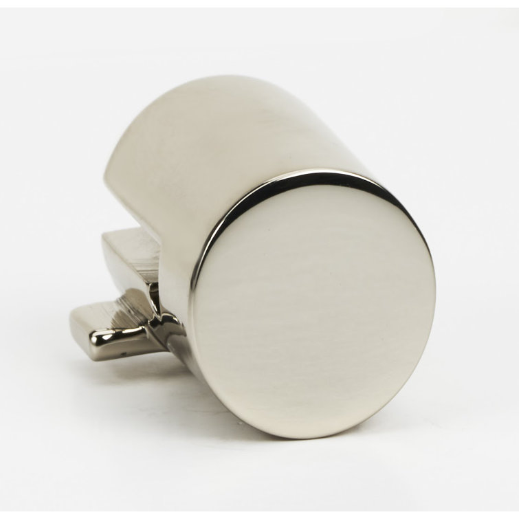 Polished Nickel Modern Drop Bail Finger Pull