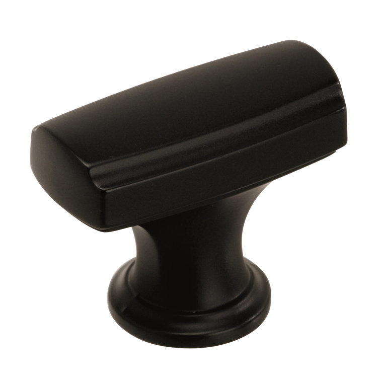 Highland Ridge Black Bronze Rectangular Bar Knob with Mounting Hardware