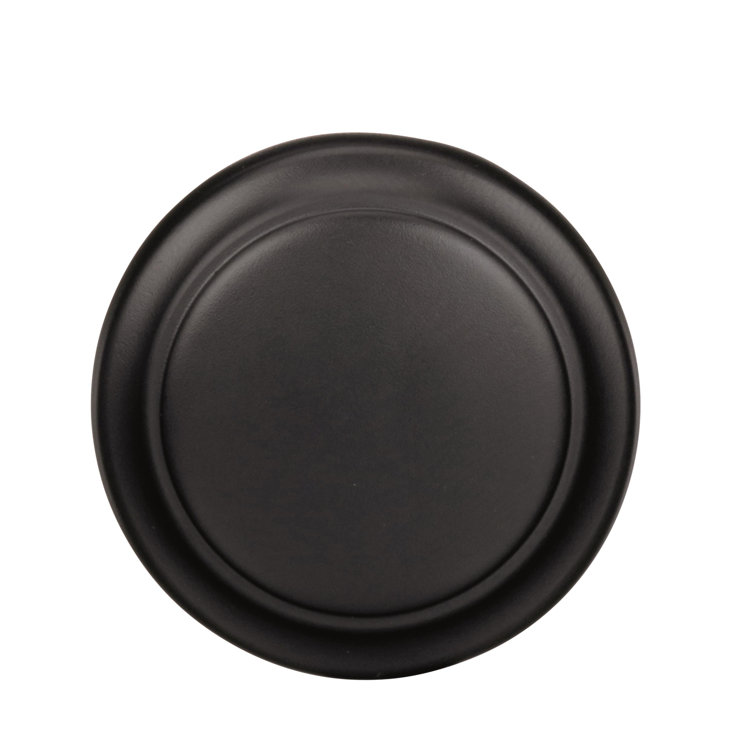 Highland Ridge Black Bronze Round Cabinet Knob with Mounting Hardware