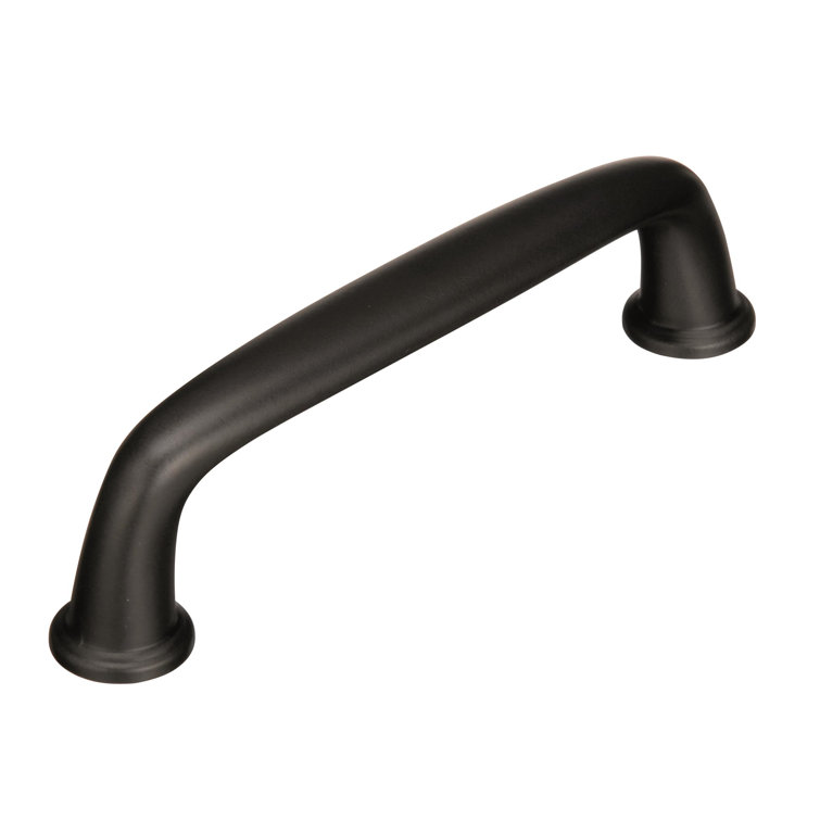 Black Bronze 3-3/4 Inch Cup Pull with Mounting Hardware