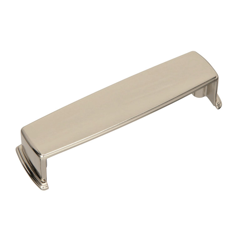 Polished Nickel 3-3/4" Modern Cabinet Bar Pull