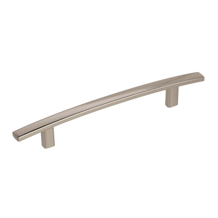 Polished Nickel 5-1/4" Modern Cabinet Bar Pull
