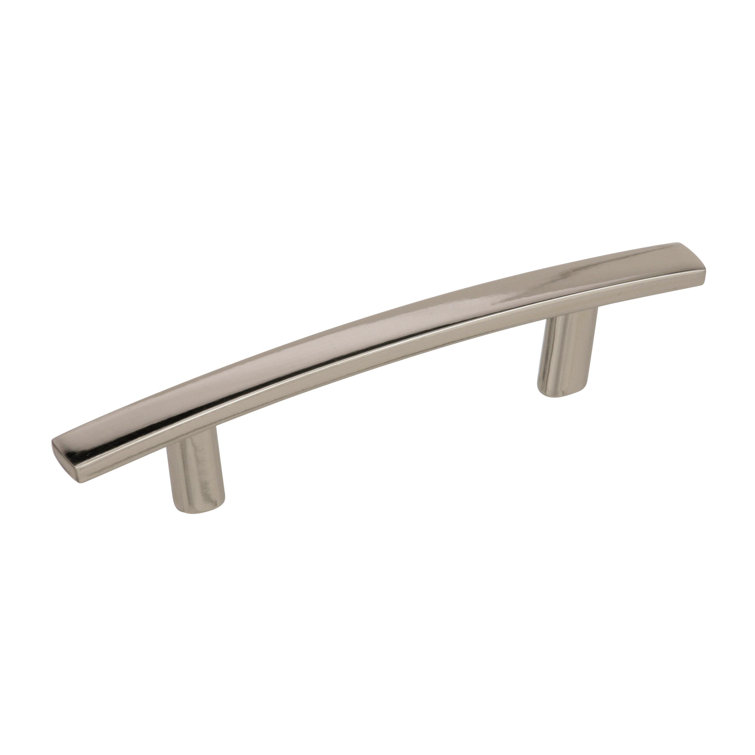 Polished Nickel 5-1/4" Modern Cabinet Bar Pull