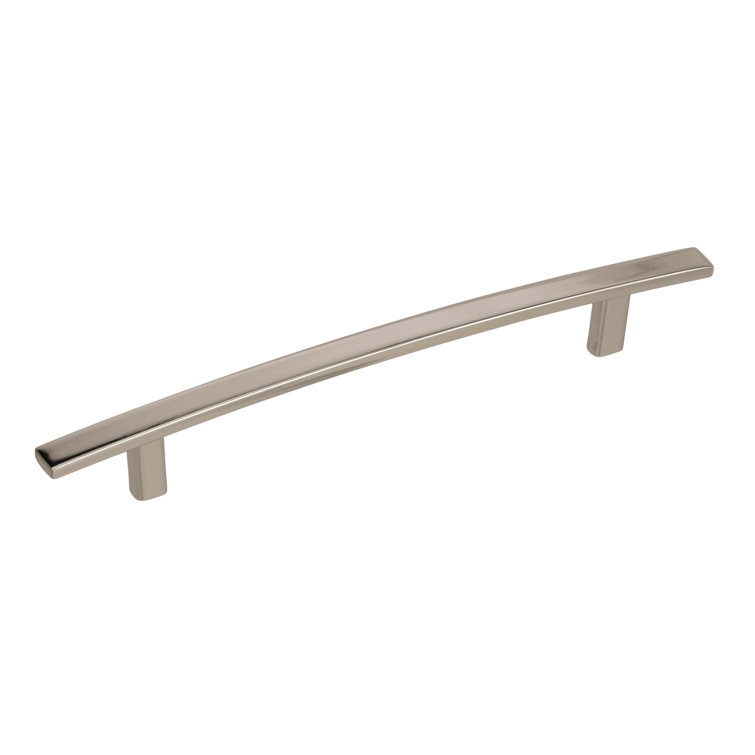 Polished Nickel 5-1/4" Modern Cabinet Bar Pull